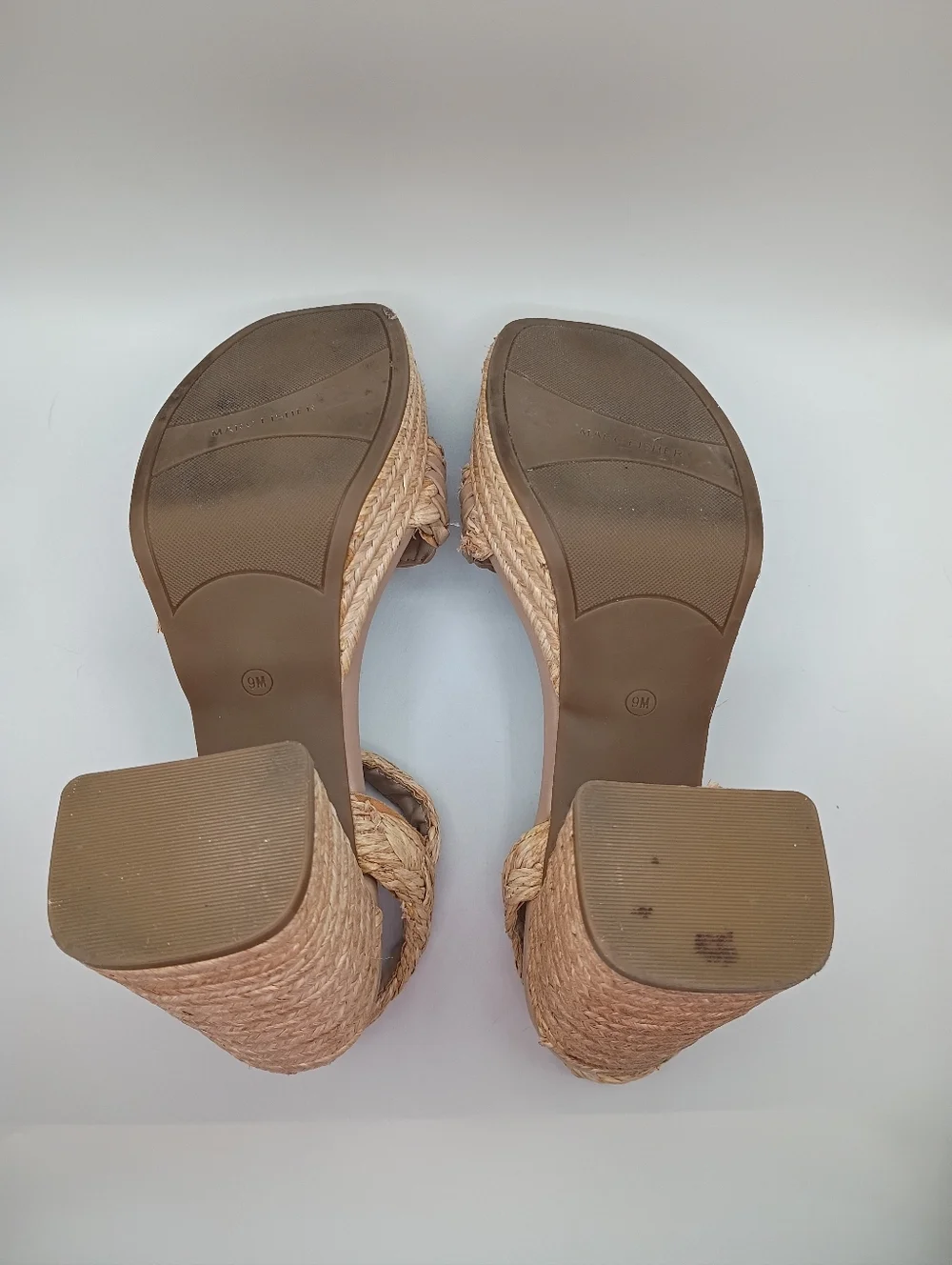 Marc Fisher Seclude Woven Platform Block Heel Sandals